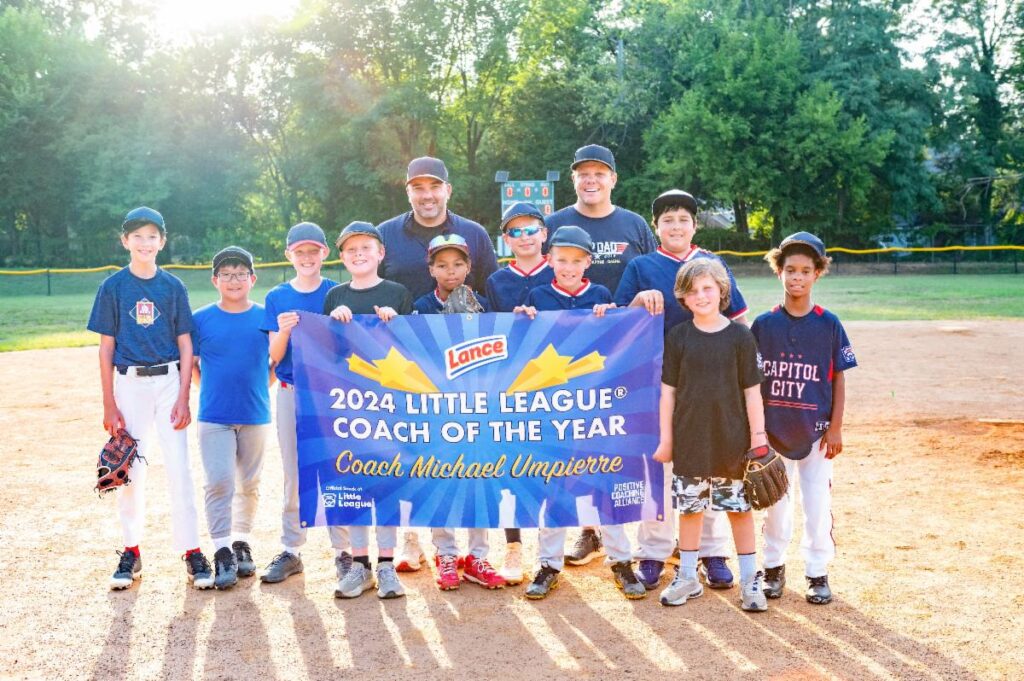 Cap City Coach Wins Coach of the Year! Capitol City Little League